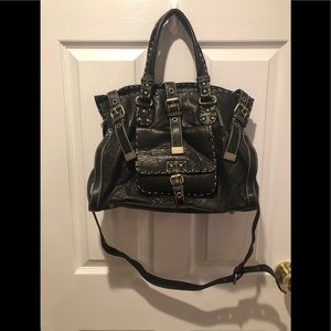 Cynthia Rowley Black Leather Bag